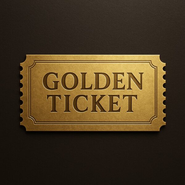 Ticket VIP Golden Ticket – Participation au tirage au sort