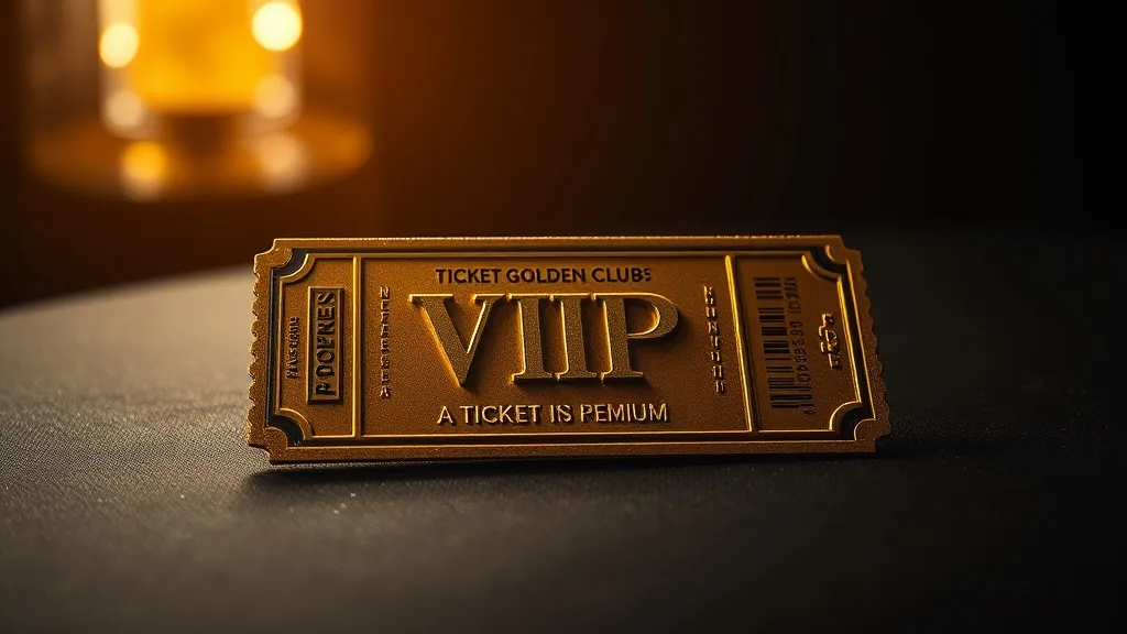 Ticket VIP Golden Ticket – Participation au tirage au sort